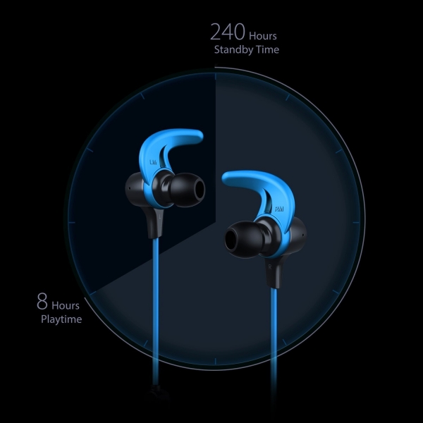 AUKEY EP-B40 Kablosuz Kulak ��i Kulakl�k-Blue