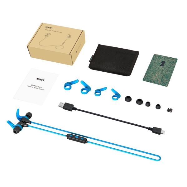 AUKEY EP-B40 Kablosuz Kulak ��i Kulakl�k-Blue