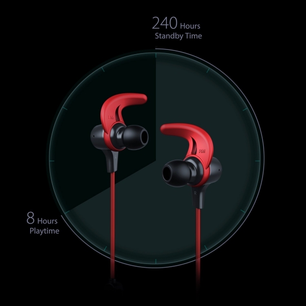 AUKEY EP-B40 Kablosuz Kulak ��i Kulakl�k-Red
