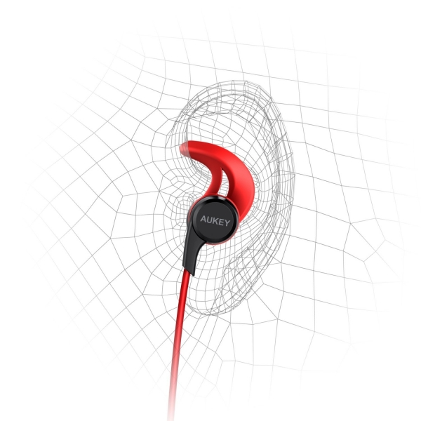 AUKEY EP-B40 Kablosuz Kulak ��i Kulakl�k-Red