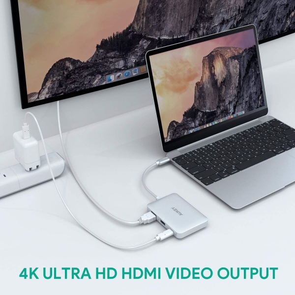 AUKEY MacBook Pro USB C Hub Adaptr