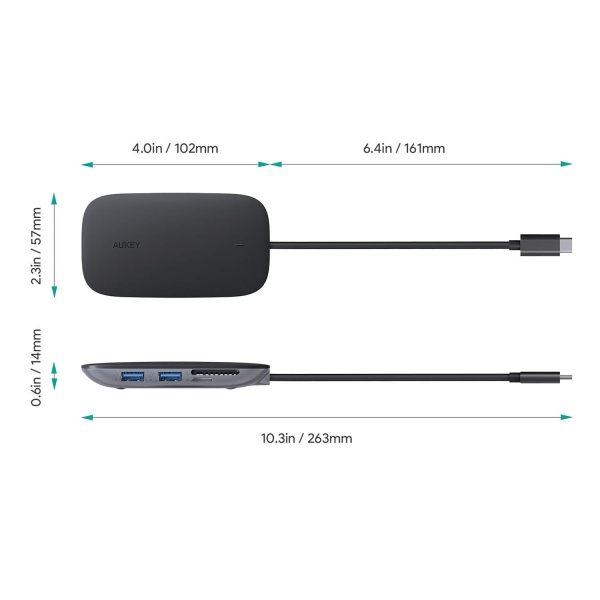 AUKEY USB C Hub Adaptr