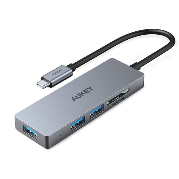 AUKEY USB C Hub SD / Mikro SD Kart Okuyucu (Gm)