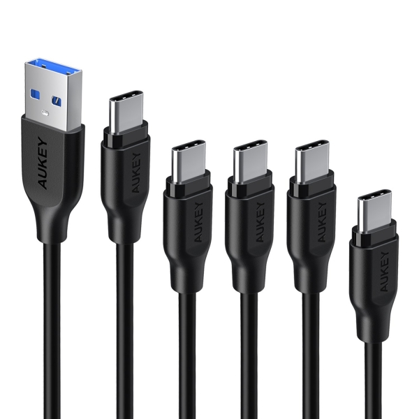 AUKEY USB C Kablo 3.0 (5 Adet)