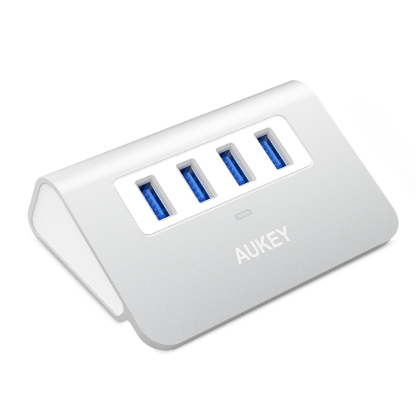 AUKEY Veri Aktarm iin 4 Balantl 3.0 USB (Gm)