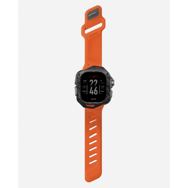 AULUMU Apple Watch Ultra 2 FKM Bumper Klf-Red Orange 