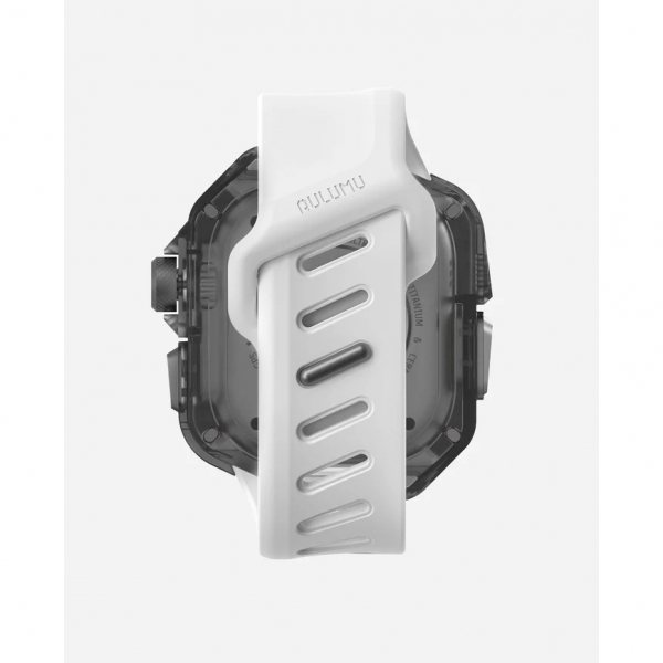 AULUMU Apple Watch Ultra 2 Titanyum Bumper Klf-White 