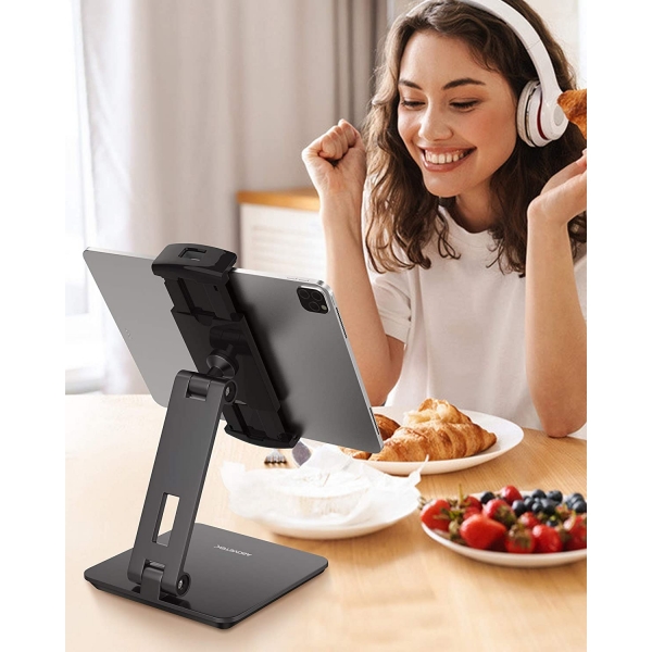 AboveTEK Kiosk Alminyum Telefon/Tablet Stand -Grey