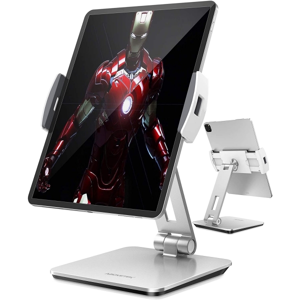 AboveTEK Kiosk Alminyum Telefon/Tablet Stand -Silver