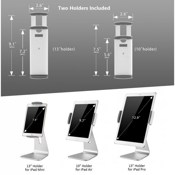 AboveTEK Elegant Alminyum iPad Stand