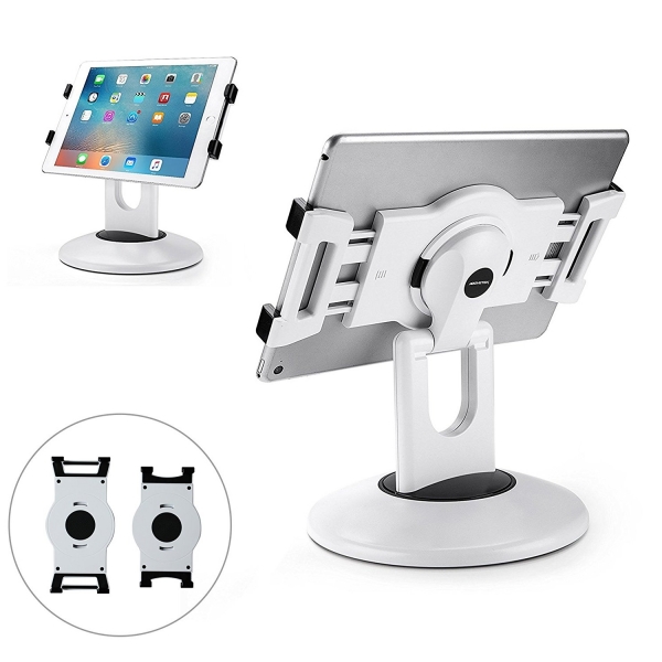 AboveTEK Kiosk Tablet Stand-White