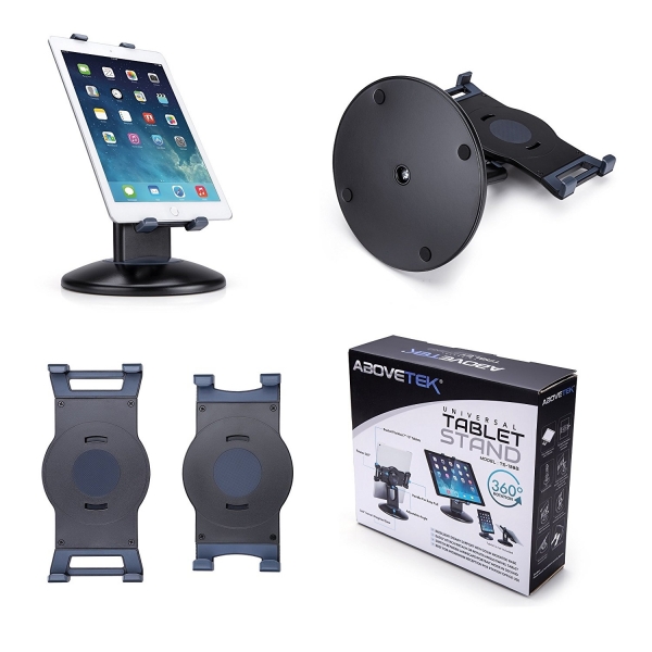 AboveTEK Kiosk Tablet Stand-Black