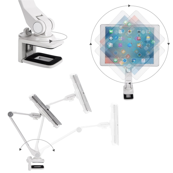 AboveTEK Sturdy Telefon/Tablet Stand-White