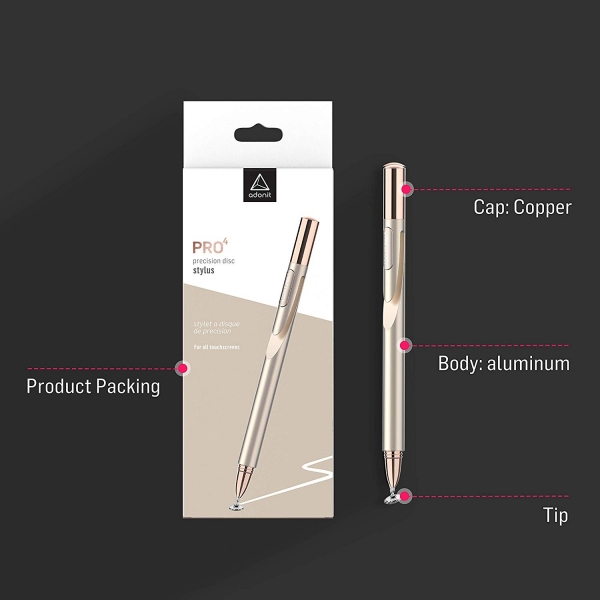 Adonit Jot Pro 4 Fine Point Precision Stylus Kalem-Gold