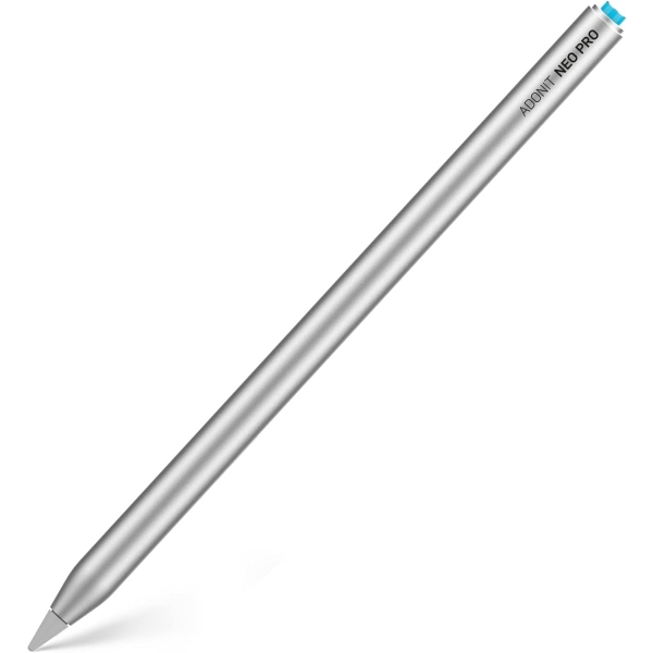 Adonit Neo Pro Manyetik Balantl Stylus Kalem-Matte Silver