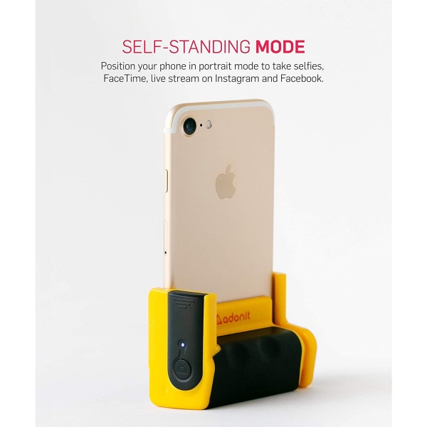 Adonit PhotoGrip Telefon in Kamera Deklanr-Yellow