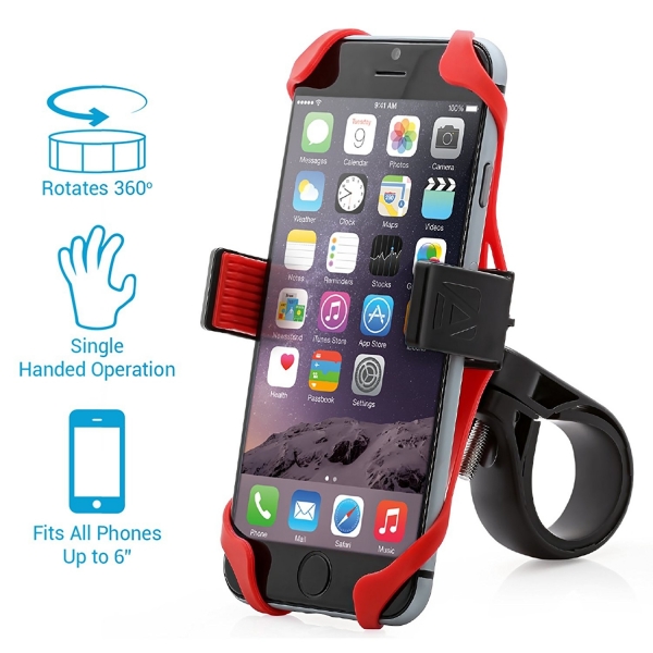 Aduro U-GRIP PLUS Bisiklet Telefon Tutucu-Red