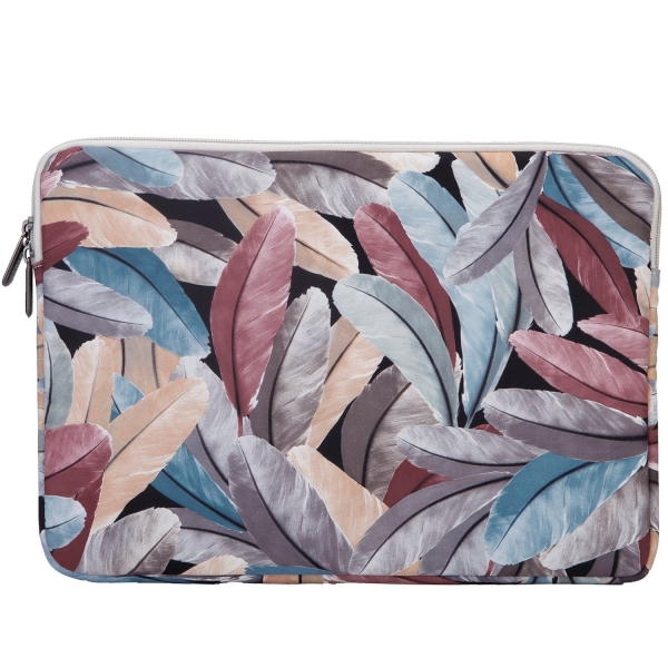 Aestee Kanvas Laptop antas (15.4 in)-Colorful Feather  