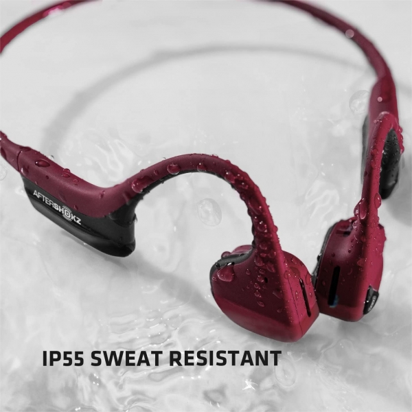 AfterShokz Air Open Ear Wireless Bone Ense Tipi Kulaklk-Canyon Red