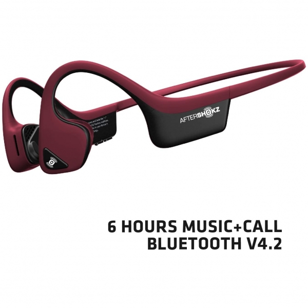 AfterShokz Air Open Ear Wireless Bone Ense Tipi Kulaklk-Canyon Red