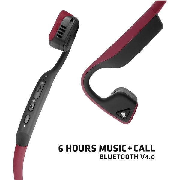 AfterShokz Titanium Wireless Bone Ense Tipi Kulaklk-Canyon Red