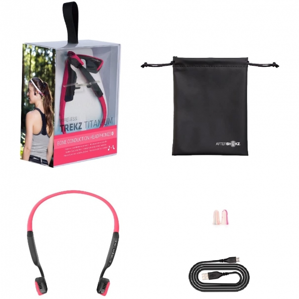 AfterShokz Titanium Wireless Bone Ense Tipi Kulaklk-Pink