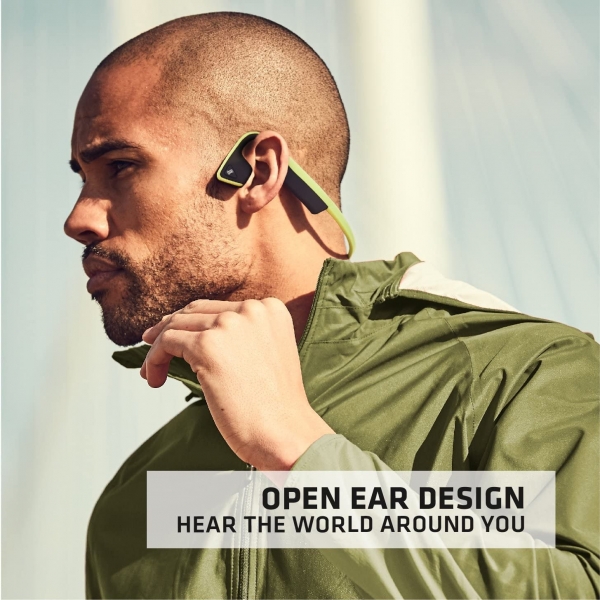 AfterShokz Titanium Wireless Bone Ense Tipi Kulaklk-Green