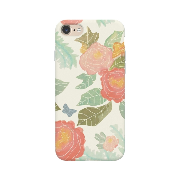 Agent18 Apple iPhone 8 Flex Klf (MIL-STD-810G)-Pastel Flowers