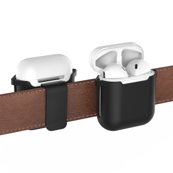 AhaStyle Airpods Kemer Klipsli Klf-Black