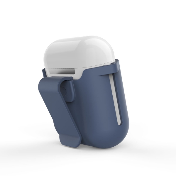 AhaStyle Airpods Kemer Klipsli Klf-Navy Blue