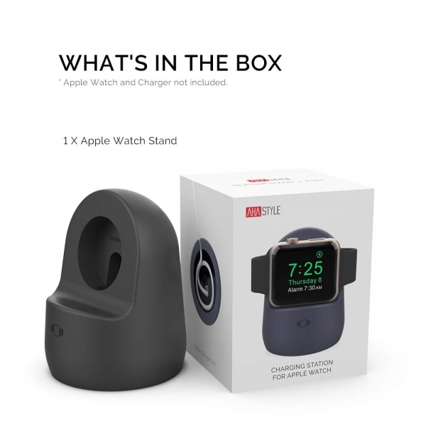 AhaStyle Apple Watch Silikon arj Stand-Black