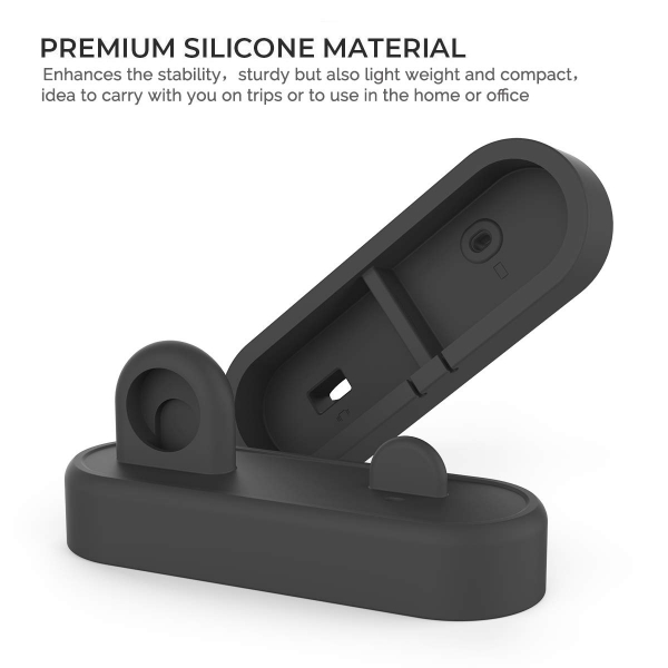 AhaStyle Apple Watch/iPhone Silikon arj Stand-Black