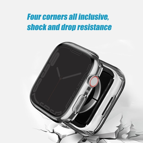 Ailun Apple Watch 9 45mm Bumper Klf-Transparent
