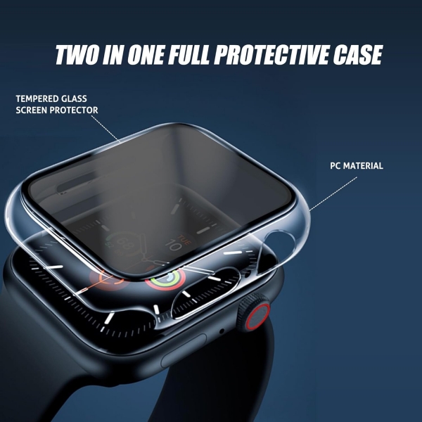 Ailun Apple Watch 9 Bumper Klf(2 Adet)(45mm)-Transparent
