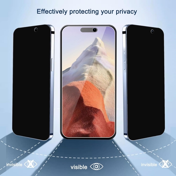 Ailun Apple iPhone 15 Privacy Cam ve Kamera Ekran Koruyucu (3 Adet)