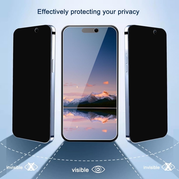 Ailun Apple iPhone 15 Plus/15 Pro Max Privacy Cam Ekran Koruyucu (3 Adet)