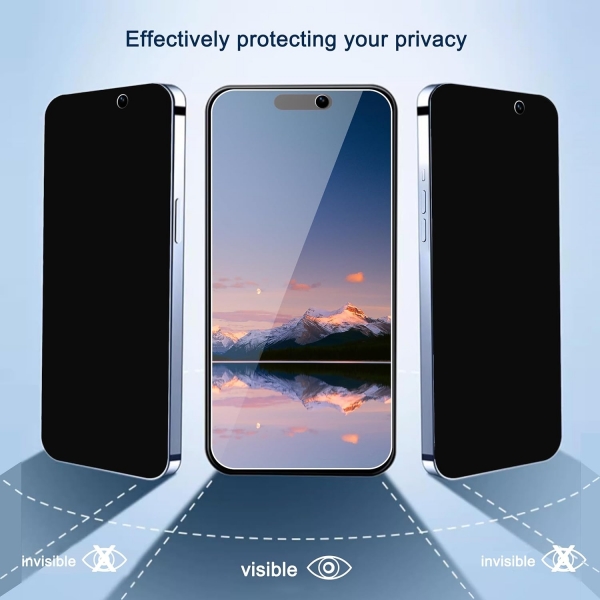 Ailun Apple iPhone 15/15 Pro Privacy Cam Ekran Koruyucu (3 Adet)