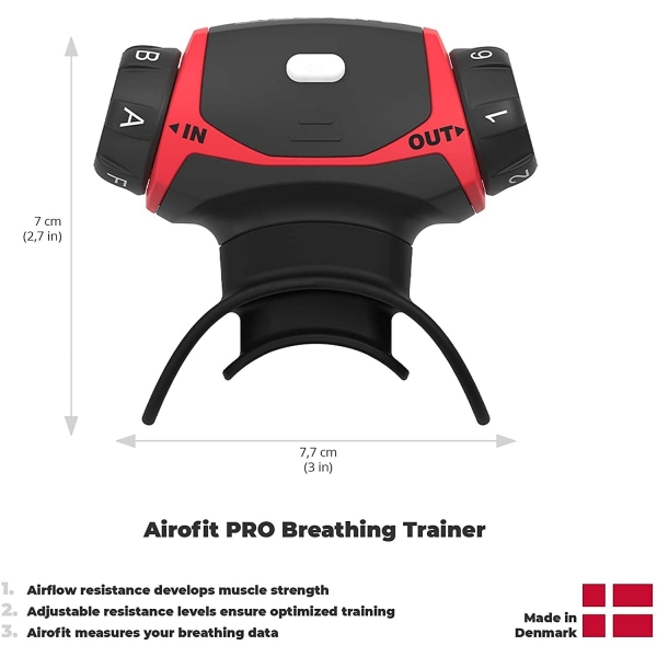 Airofit Pro Akll Solunum Egzersiz Cihaz