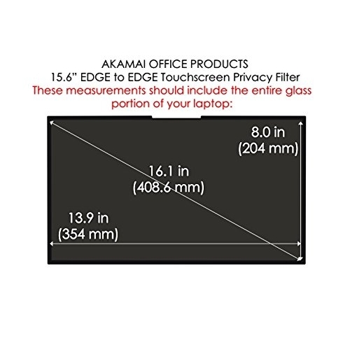 Akamai 15.6 in Dokunmatik Laptop in Ekran Filtresi