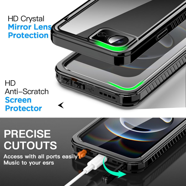 AlCase Apple iPhone 16e Su Geirmez MagSafe Klf 