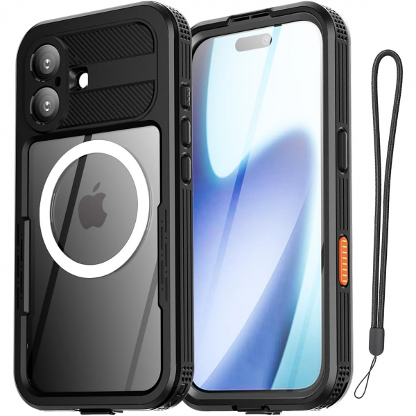 AlCase Apple iPhone 17 Su Geirmez MagSafe Klf -Black