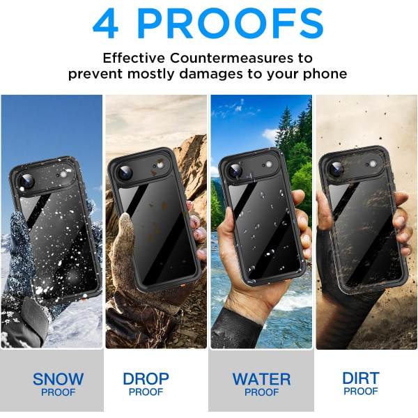 AlCase Apple iPhone 17 Air Su Geirmez Klf 