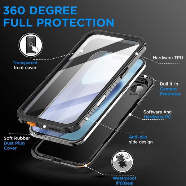 AlCase Apple iPhone 17 Air Su Geirmez Klf 