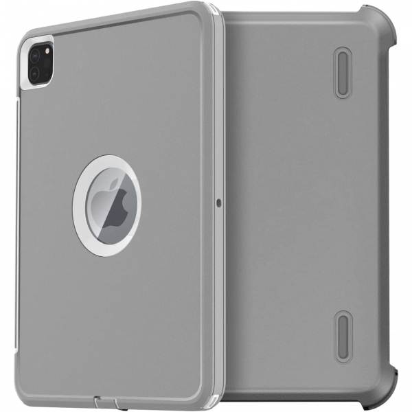 AlCase Darbeye Dayankl iPad Pro Klf (11 in)(4.Nesil)-Gray White