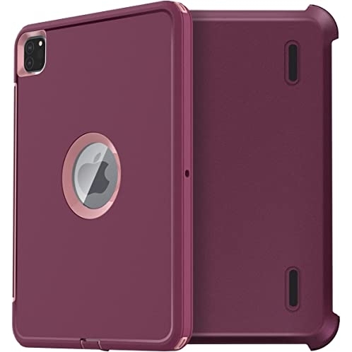 AlCase Darbeye Dayankl iPad Pro Klf (11 in)(4.Nesil)-Purple Pink