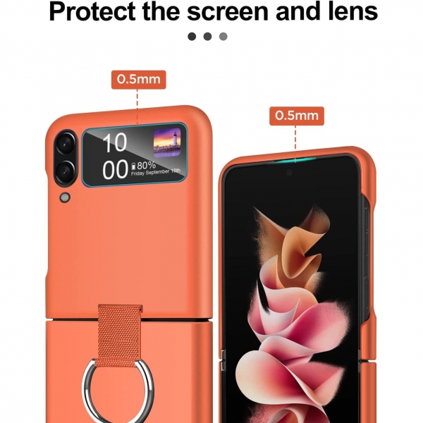 AlCase Galaxy Z Flip 4 5G Klf -Orange