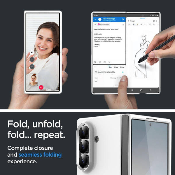 AlCase Samsung Galaxy Z Fold 7 Klf -White 