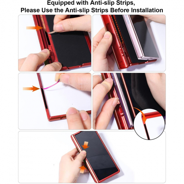 AlCase Samsung Galaxy Z Fold 7 Rugged Klf -Red