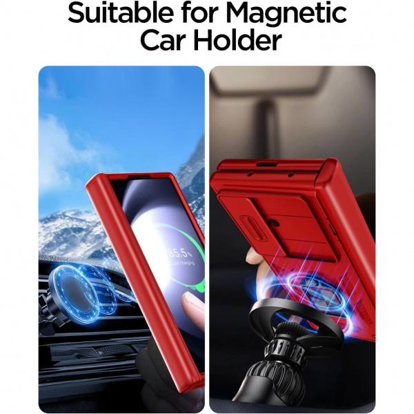 AlCase Samsung Galaxy Z Fold 7 Rugged Klf -Red