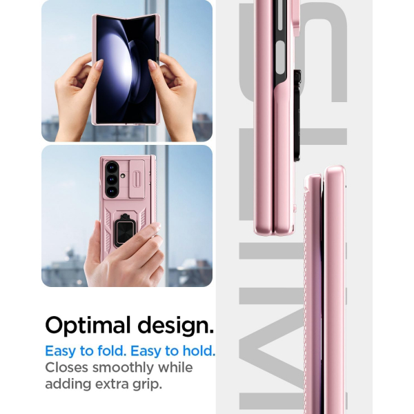AlCase Samsung Galaxy Z Fold 7 Rugged Klf -Rose Gold